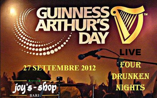 ARTHUR GUINNESS DAY 2012 @ JOY'S PUB