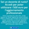 Scuola, scarsissima l'offerta per l'aggiornamento degli insegnanti